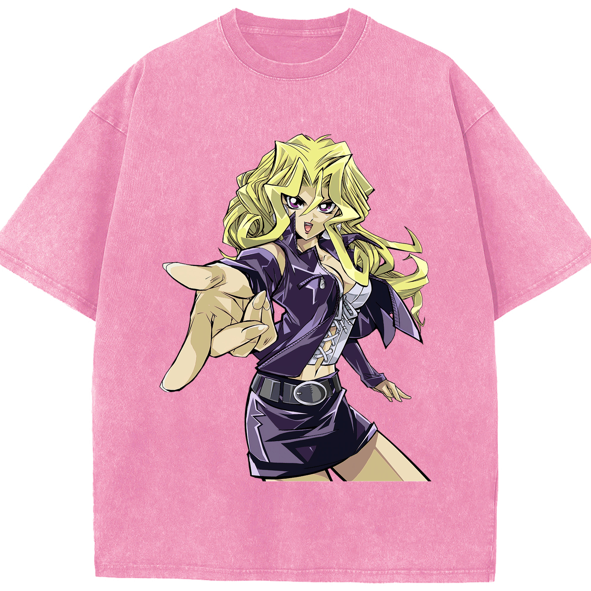 （画像用） 遊☆戯☆王 Yu-Gi-Oh! 綿100% ヴィンテージ風 半袖Tシャツ（フロントプリント）